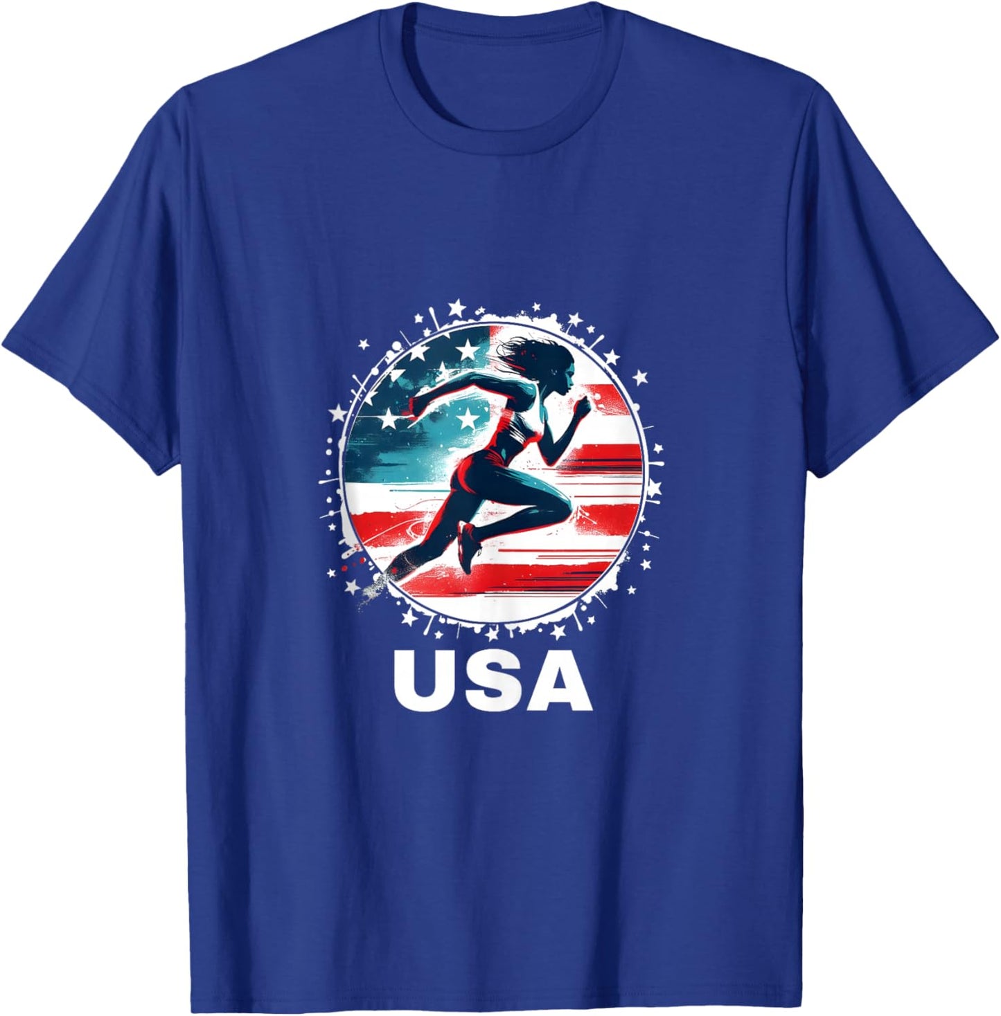USA Team Track and Field Shirt Men Women Kids Track & Field T-Shirt - T-Shirt | Royal