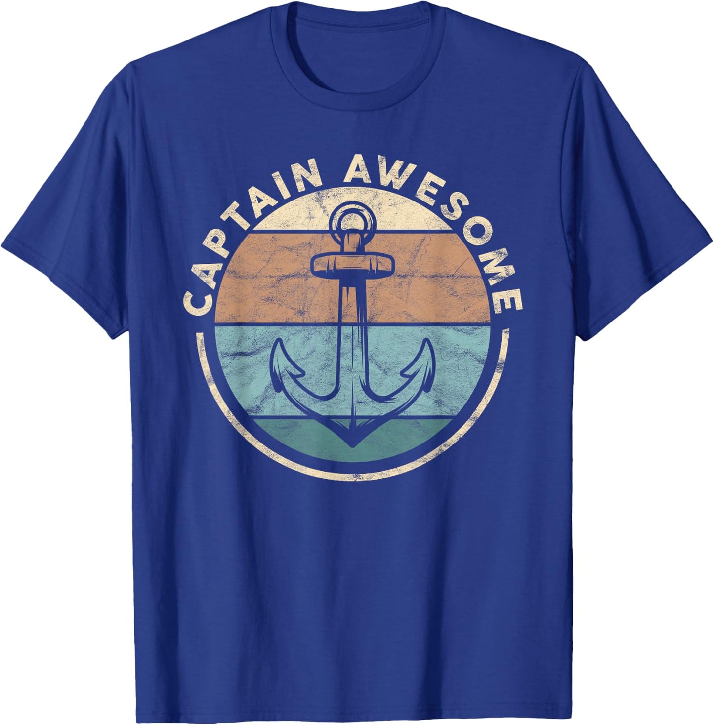 Funny Sailing Boating Sailor Boat Captain Awesome T-Shirt - T-Shirt | Royal