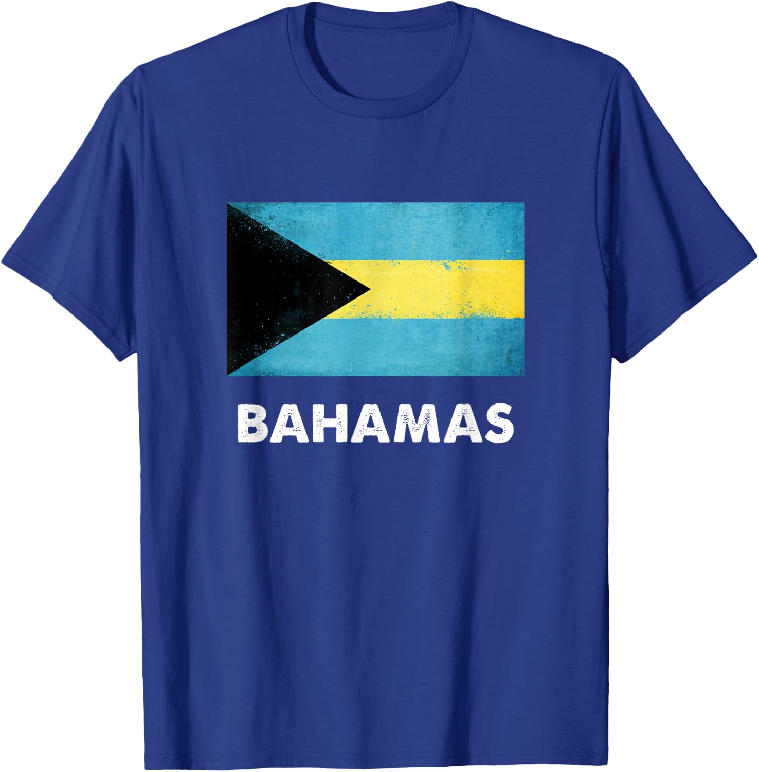 Bahamas Flag | Bahamian T-Shirt - T-Shirt | Royal
