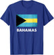 Bahamas Flag | Bahamian T-Shirt - T-Shirt | Royal