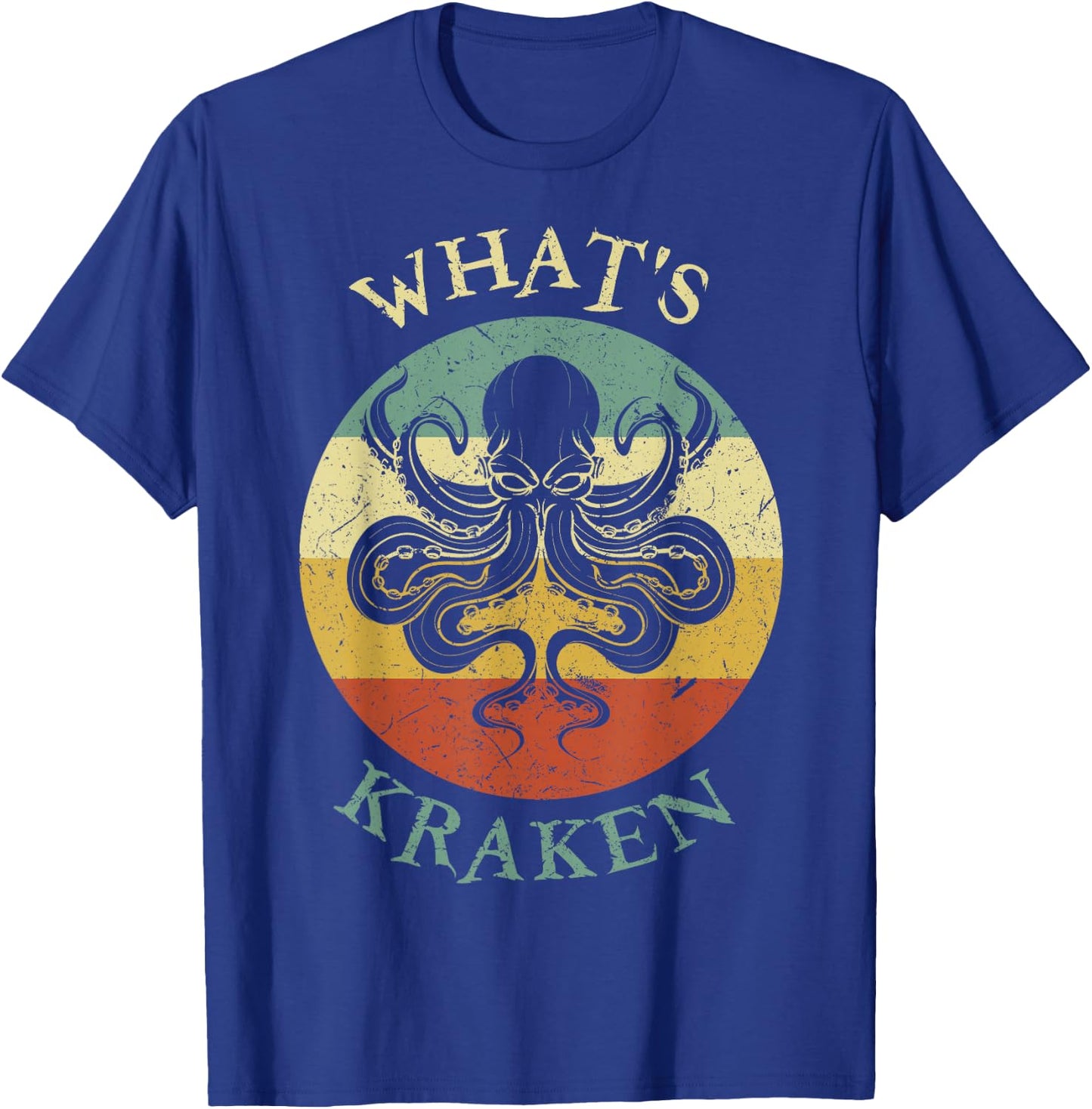 Octopus What's Kraken T-Shirt - T-Shirt | Royal