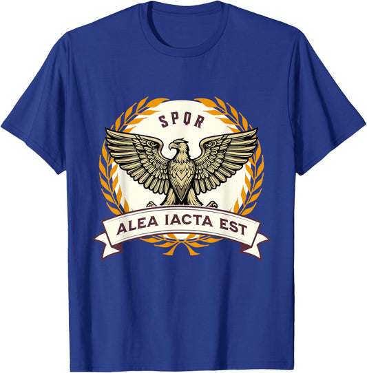 Alea Iacta Est Julius Caesar Quote the Die is Cast T-Shirt - T-Shirt | Royal