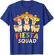 Fiesta Squad Cinco De Mayo Llama Let's Fiesta Mexican Party T-Shirt - T-Shirt | Royal
