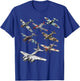 Military F&L Design Co. WW2 Warbirds P51 Messerschmitt B17 P40 Hobbyists , Small, Black T-Shirt - T-Shirt | Royal