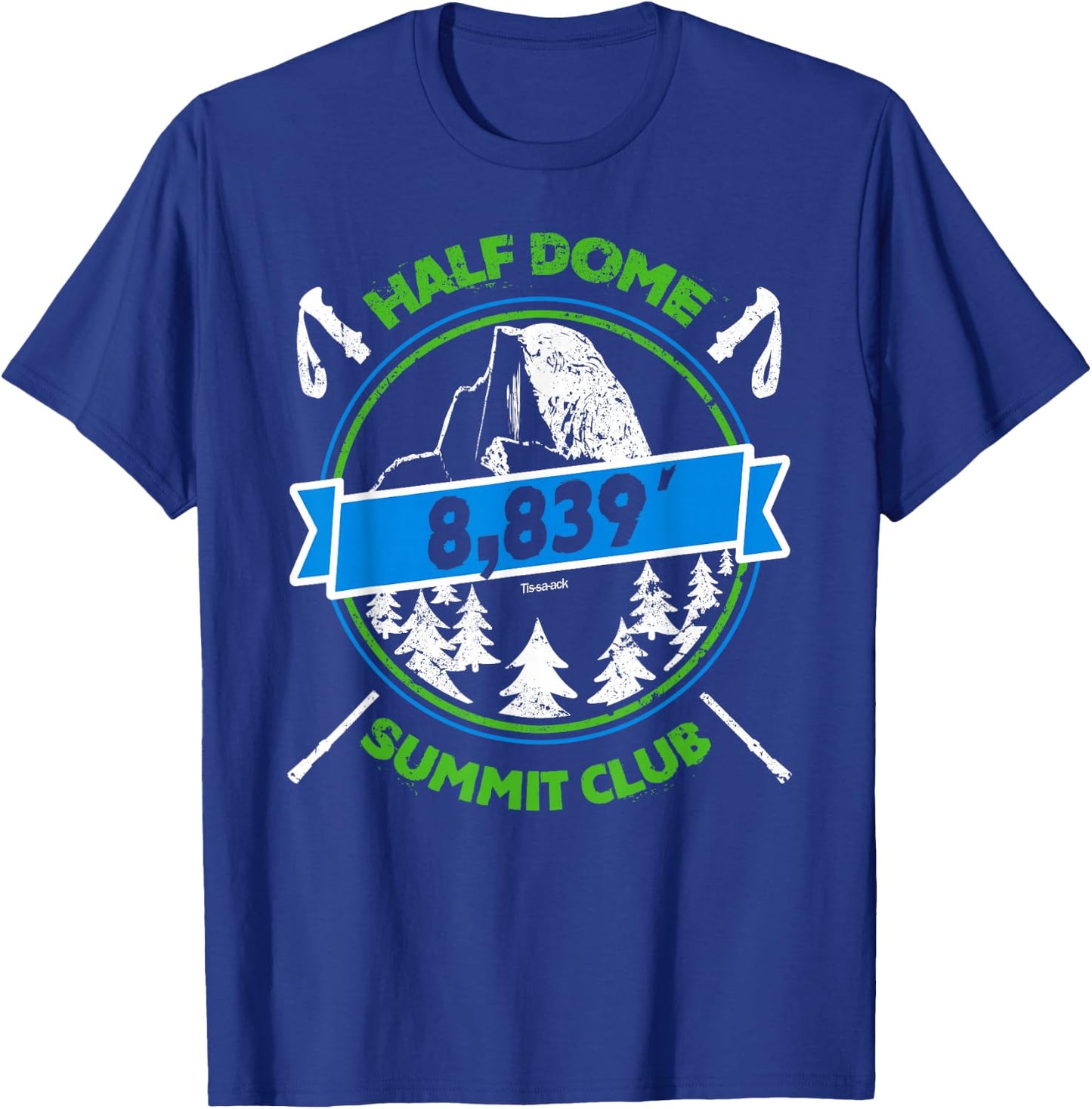Half Dome Summit Club T-Shirt - T-Shirt | Royal