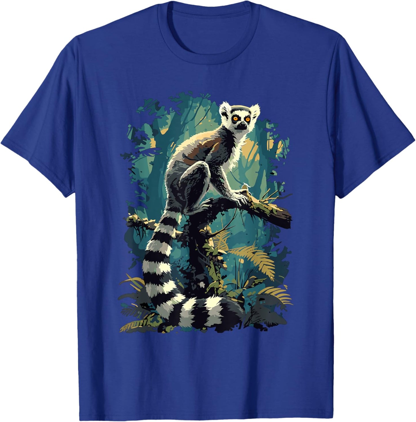 Lemurs Lemur T-Shirt - T-Shirt | Royal