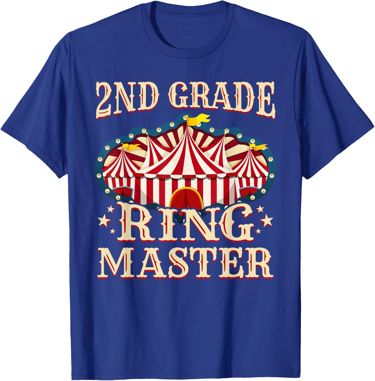 2nd Grade Ringmaster Shirt 2nd Grade Teacher Shirts Teacher Women Kids T-Shirt - T-Shirt | Royal