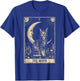 Crescent Moon And Cat Tarot Card T-Shirt - T-Shirt | Royal