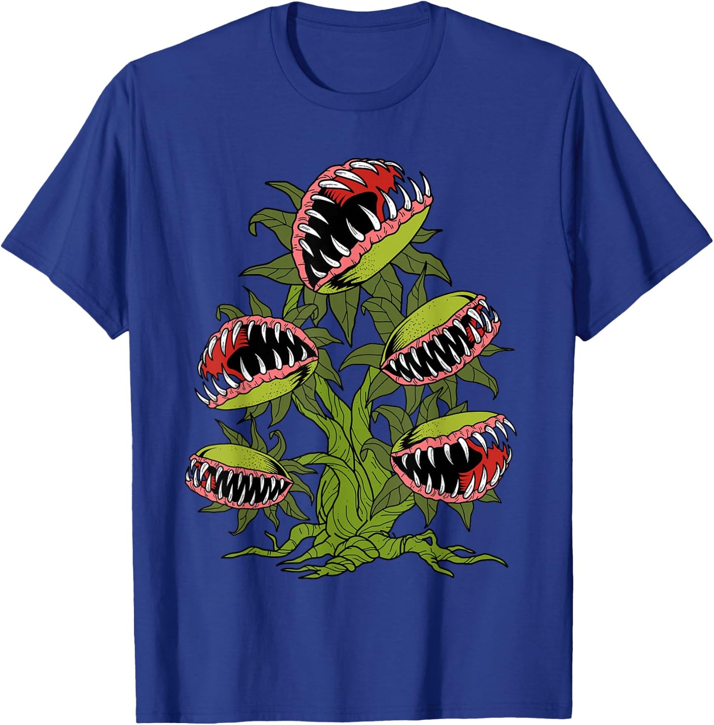 Venus Fly Trap Shirt Men Women Monster Carnivorous Plants T-Shirt - T-Shirt | Royal