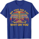 Eff You See Kay Why Oh You Skeleton Yoga Vintage Sunset T-Shirt - T-Shirt | Royal