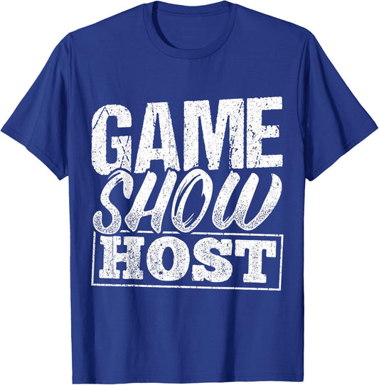Game show host - party trivia night gamer entertainment T-Shirt - T-Shirt | Royal