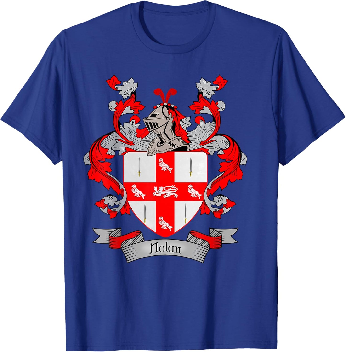 Nolan Coat of Arms | Nolan Surname Family Crest T-Shirt - T-Shirt | Royal