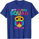 2nd Grade Squad Sunflower Owl Second Grade Teacher Men Women Kids T-Shirt - T-Shirt | Royal