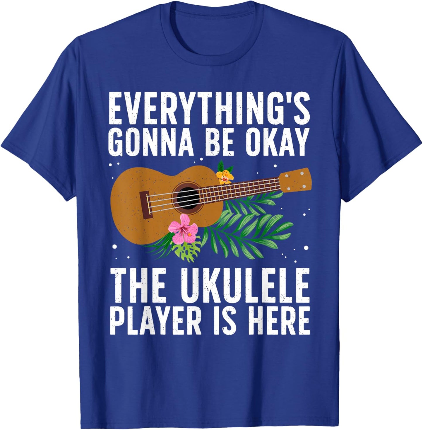 Cool Ukulele Player Art Women Uke Ukulele Lover T-Shirt - T-Shirt | Royal