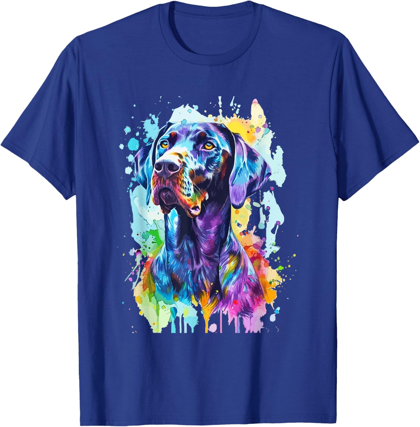 German Shorthaired Pointer Lovers Pop Art German Pointer T-Shirt - T-Shirt | Royal
