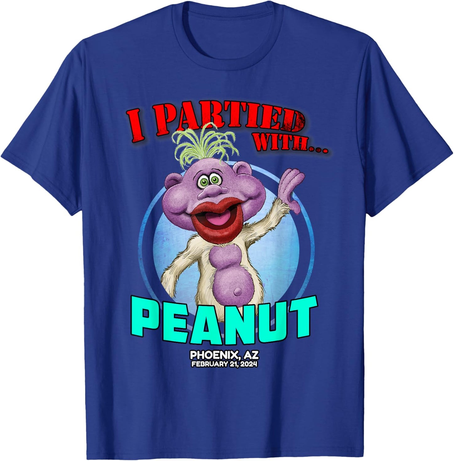 Peanut Phoenix, AZ (2024) T-Shirt - T-Shirt | Royal