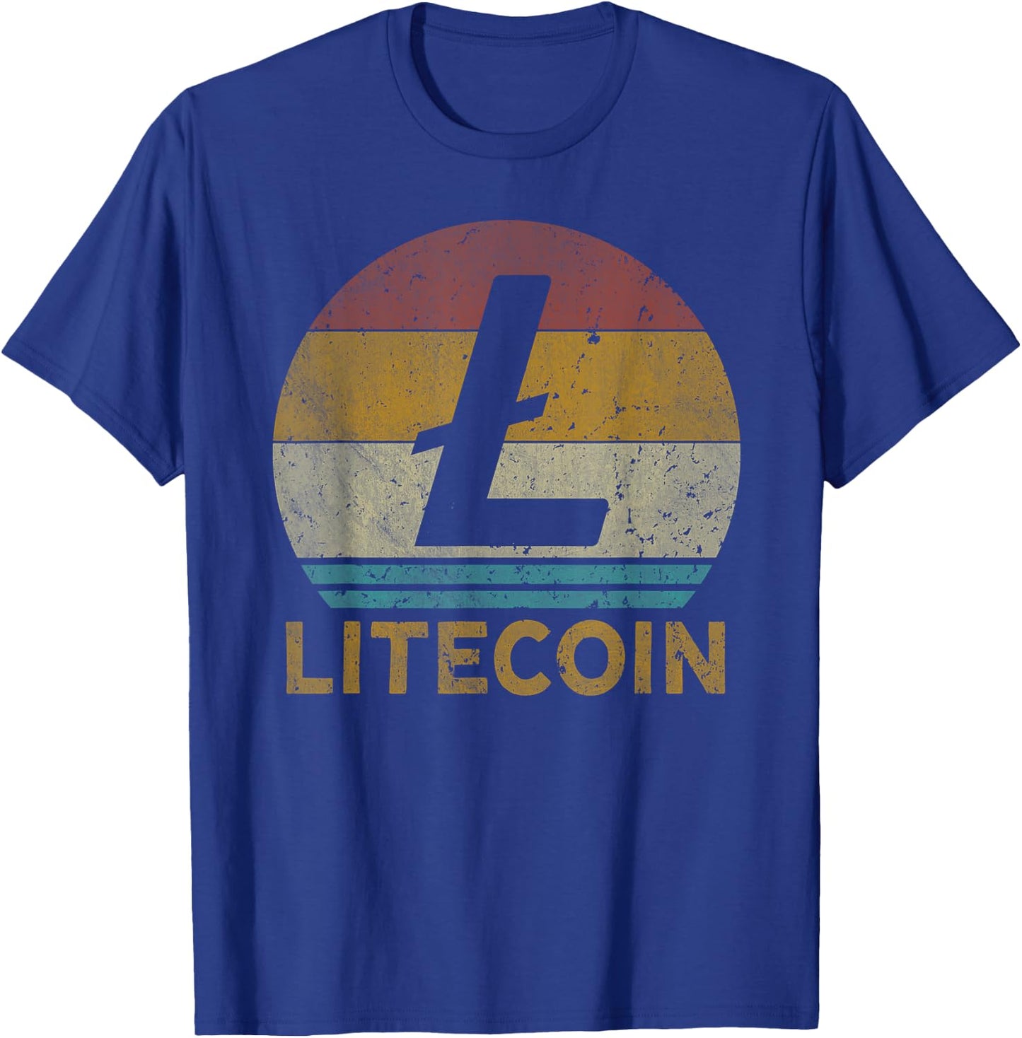 Vintage Litecoin Miner Litecoin T-Shirt - T-Shirt | Royal