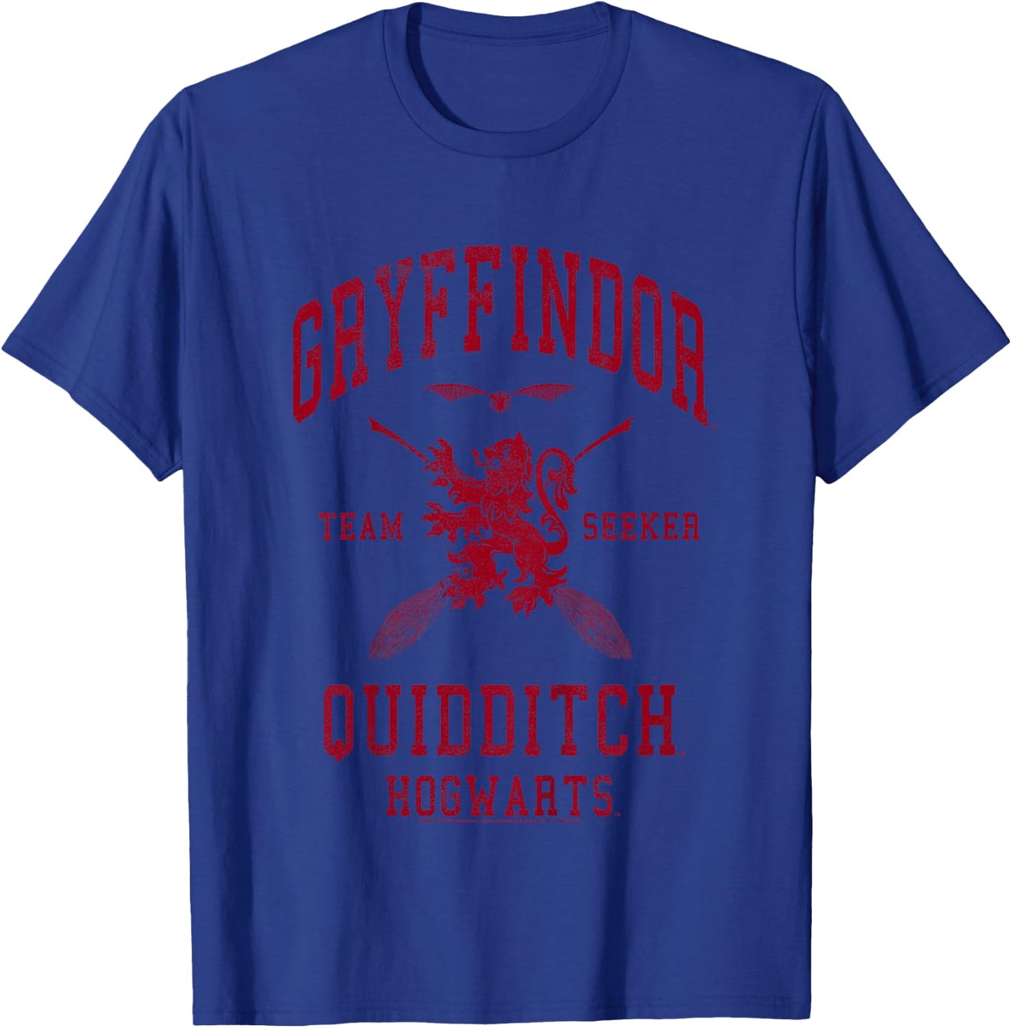 Kids Harry Potter Gryffindor Bold Team Seeker T-Shirt - T-Shirt | Royal