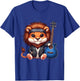 Lion playing Guitar T-Shirt - T-Shirt | Royal