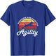 Weekends are made for agility - dog agility training design T-Shirt - T-Shirt | Royal