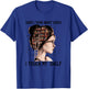 When I Think About Books Touch My Shelf Book Reading Gift T-Shirt - T-Shirt | Royal