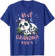 Best Grandma Ever Pajama Top Panda Grandmother & 2 Cubs T-Shirt - T-Shirt | Royal