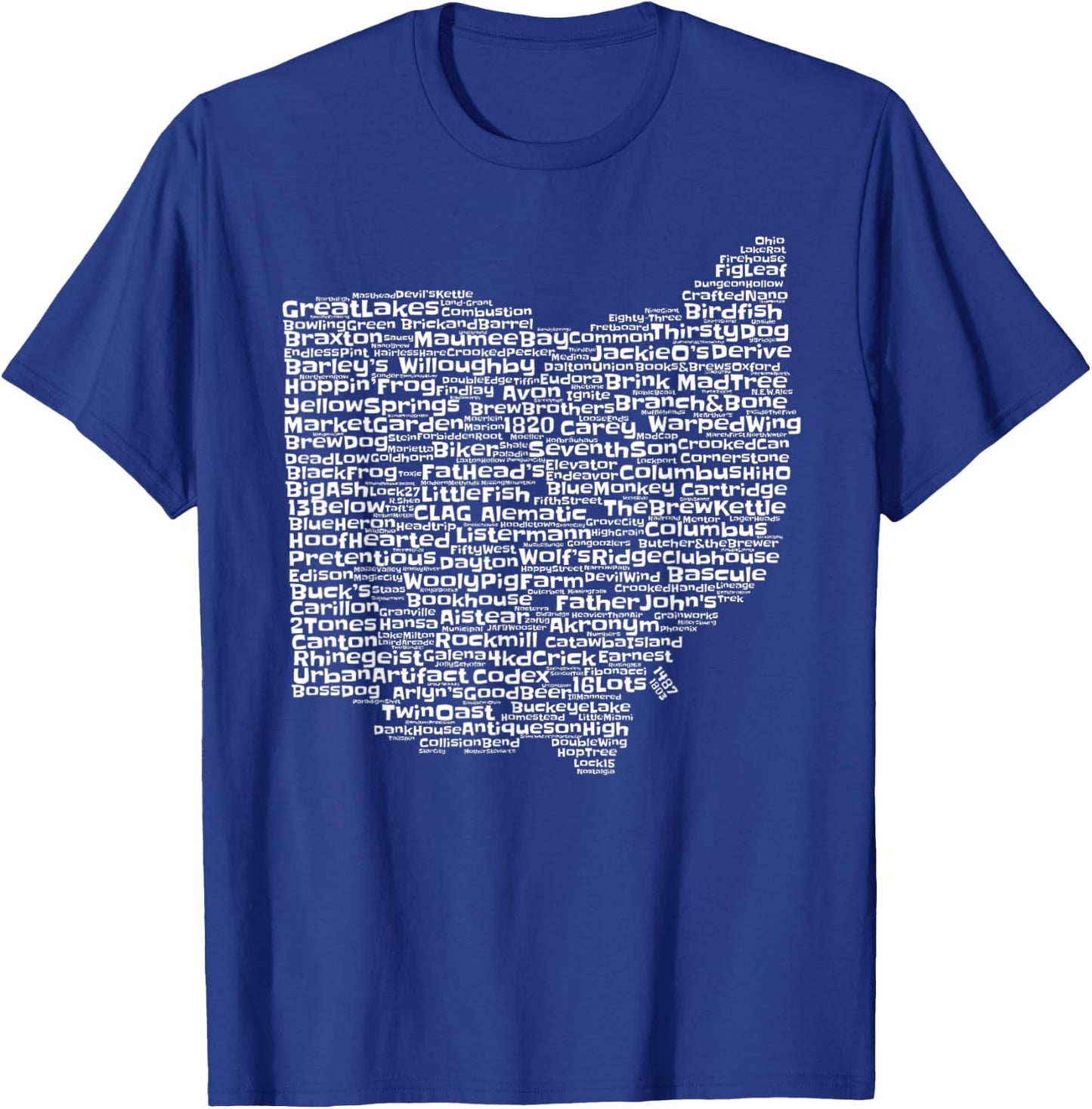 Drink Local Ohio Breweries T-Shirt - T-Shirt | Royal