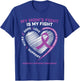 Gift Hodgkin Lymphoma Cancer Mom Hodgkins Lymphoma Awareness T-Shirt - T-Shirt | Royal