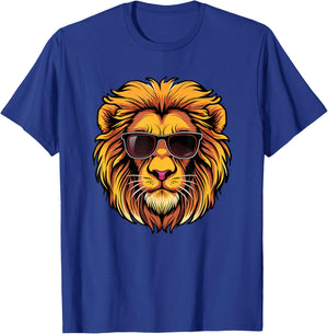 Lion Sunglasses T-Shirt - T-Shirt | Royal