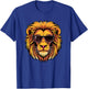 Lion Sunglasses T-Shirt - T-Shirt | Royal