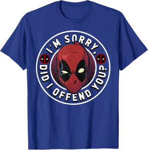 Marvel Deadpool I'm Sorry Did I Offend You T-Shirt - T-Shirt | Royal