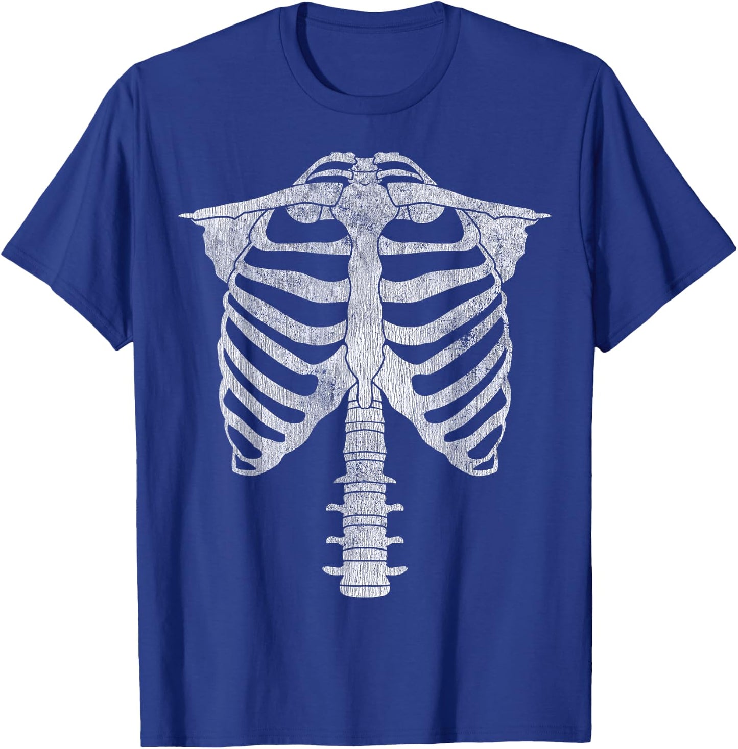 Skeleton Torso Rib Cage Halloween T-Shirt - T-Shirt | Royal