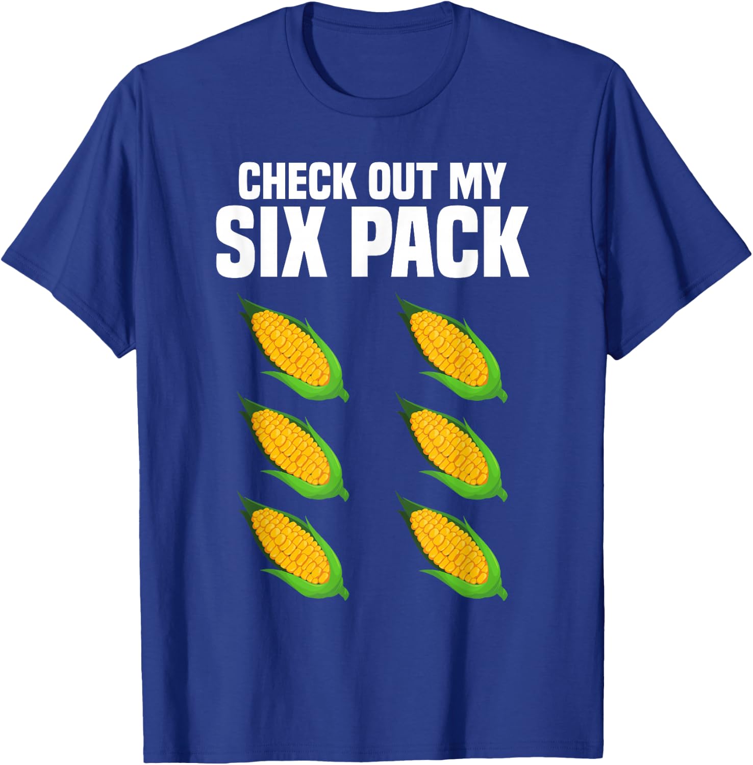Funny Crop Corn Cob Corn Farmer Farming Corn Maize Men T-Shirt - T-Shirt | Royal