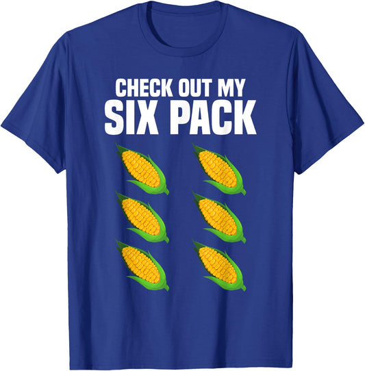 Funny Crop Corn Cob Corn Farmer Farming Corn Maize Men T-Shirt - T-Shirt | Royal