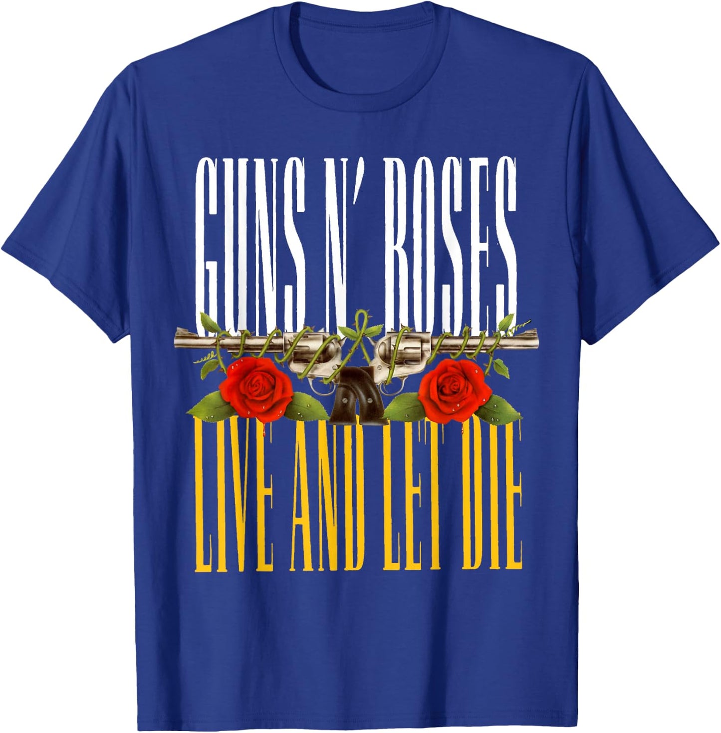 Official Guns N' Roses Live and Let Die T-Shirt - T-Shirt | Royal