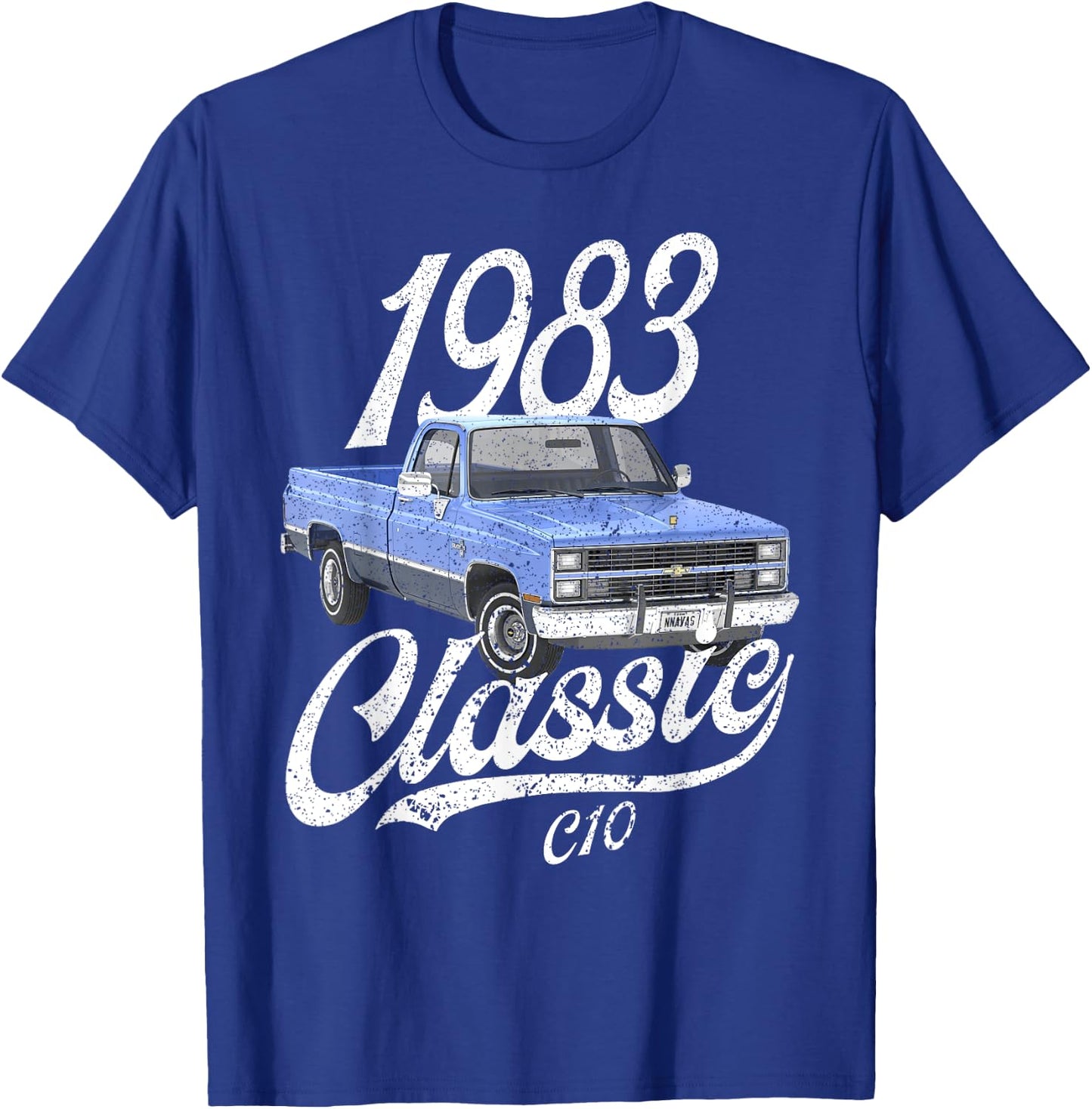 1983 Chevys C10 T-Shirt - T-Shirt | Royal