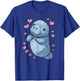 Cute Heart Manatee T-Shirt - T-Shirt | Royal