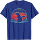 Groundhog Day Animal Retro Vintage 80s Style T-Shirt - T-Shirt | Royal
