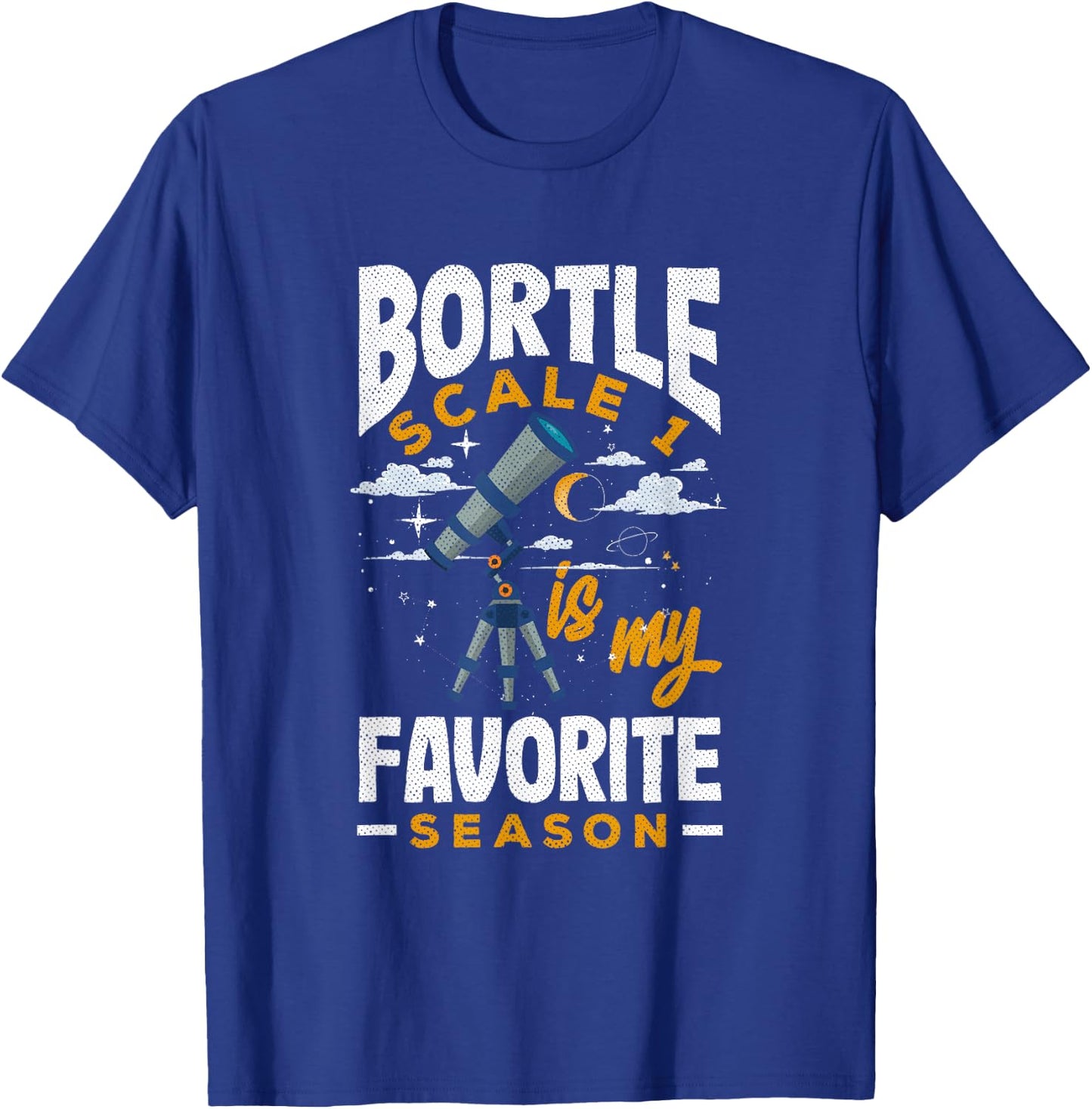 Astrophotography Bortle Scale 1 Funny Stargazing T-Shirt - T-Shirt | Royal