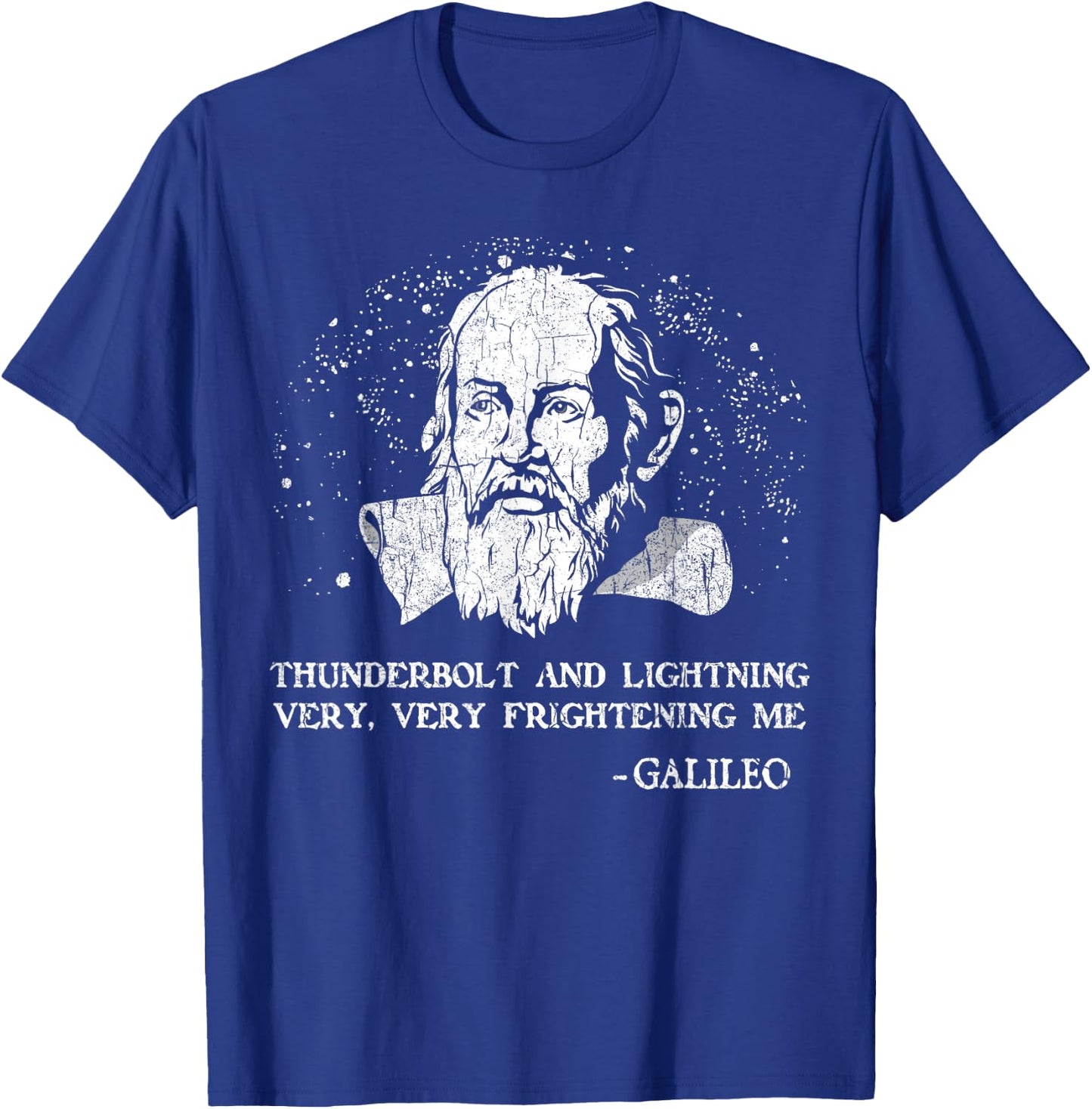 Thunderbolt and Lightning Galileo Retro Very Frightening Me T-Shirt - T-Shirt | Royal
