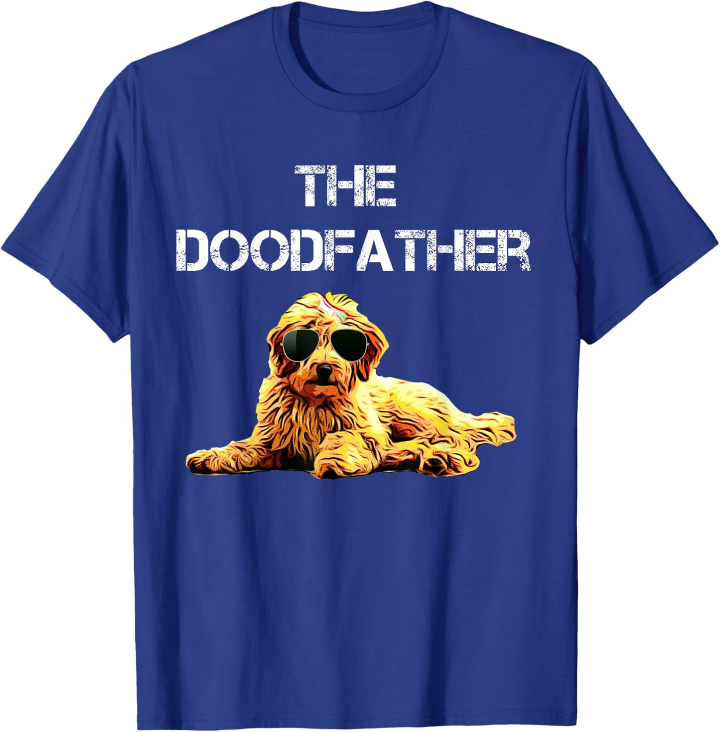 The Dood Father Men Golden Doodle Dog Lover Gift T-Shirt - T-Shirt | Royal