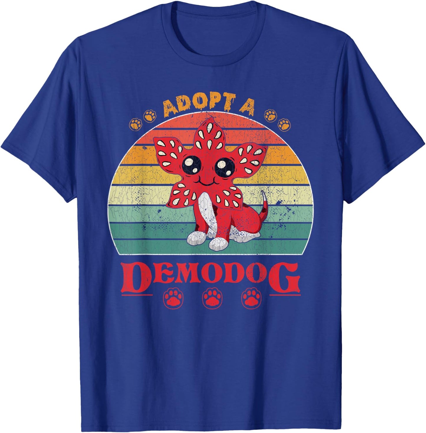 Adopt a demodog funny dog lovers T-Shirt - T-Shirt | Royal