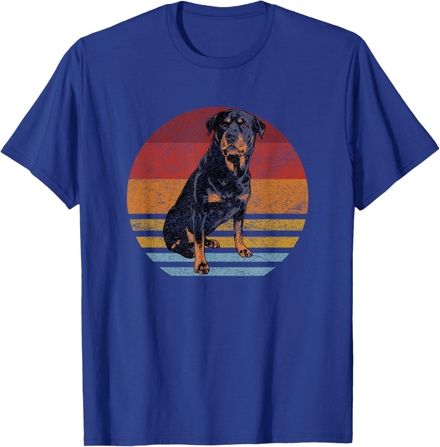 Rottweiler Dog-s Retro Style - Rottie Cool Cute Pet Doglover T-Shirt - T-Shirt | Royal