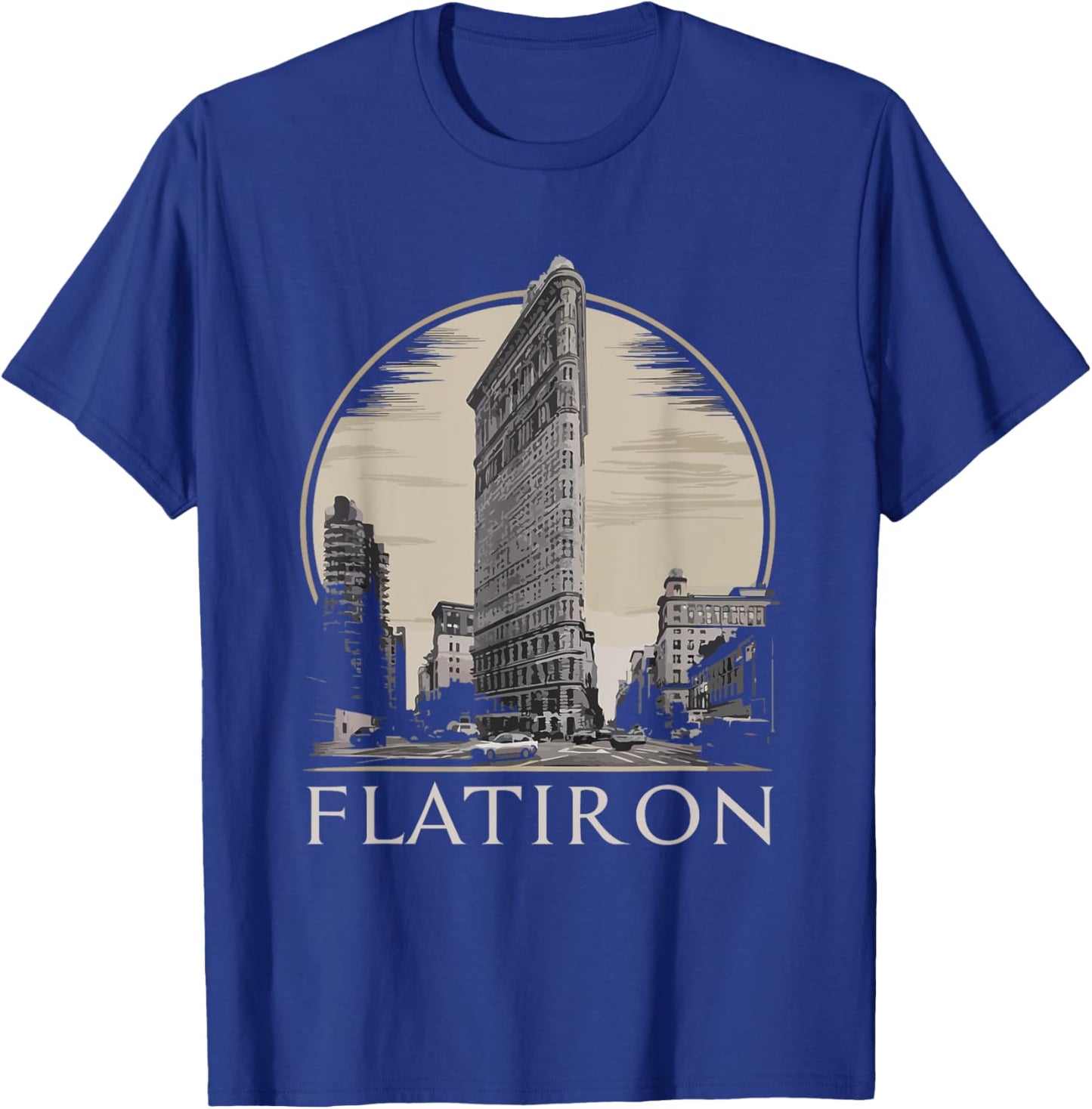 Vintage NYC Flatiron Building T-Shirt - T-Shirt | Royal