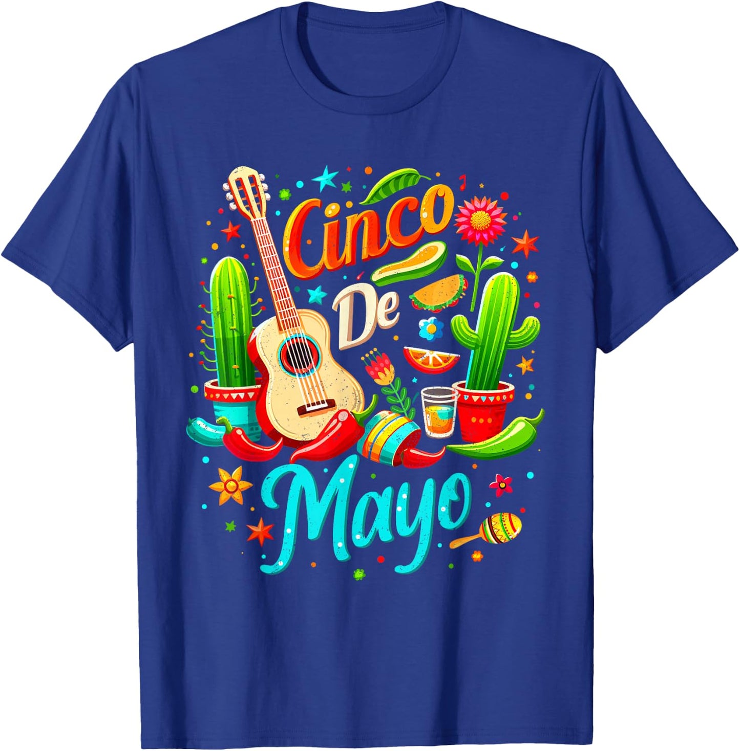 Cinco De Mayo Mexican Fiesta 5 De Mayo Party Family Fiesta T-Shirt - T-Shirt | Royal