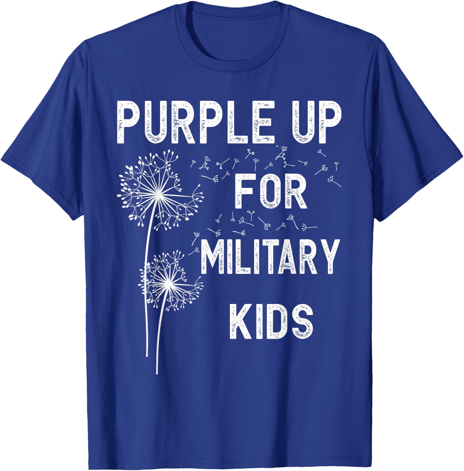 Purple Up for Military Kids - Month of The Military Child Small T-Shirt - T-Shirt | Royal