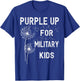 Purple Up for Military Kids - Month of The Military Child Small T-Shirt - T-Shirt | Royal