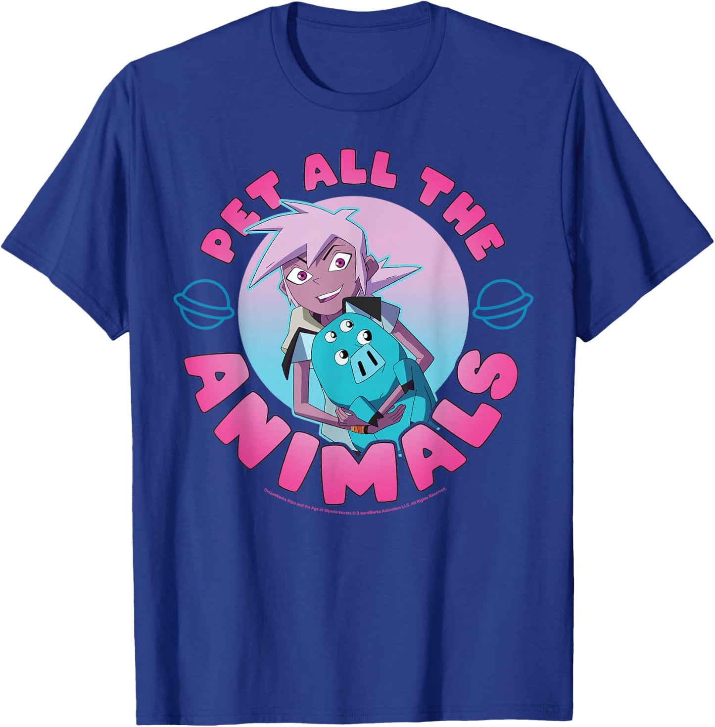 Kipo And The Age Of Wonderbeasts Pet All The Animals T-Shirt - T-Shirt | Royal