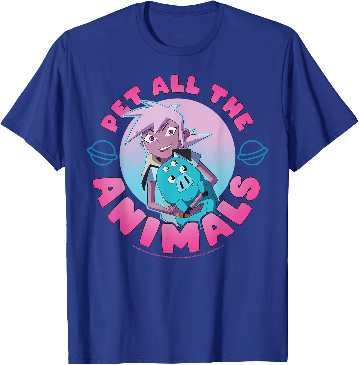 Kipo And The Age Of Wonderbeasts Pet All The Animals T-Shirt - T-Shirt | Royal