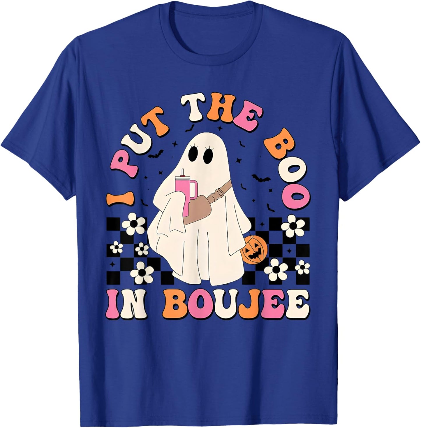 I Put Boo In Boujie Funny Halloween Costume Boujee Boo T-Shirt - T-Shirt | Royal